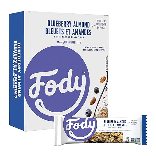 Fody Foods - Barras de proteínas veganas de frutos secos  Barra de bocadillos de proteínas de 0.11oz  Certificado bajo FODMAP  Bocadillos amigables