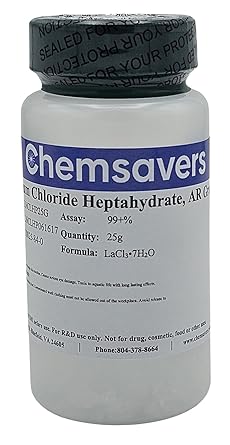Lanthanum Chloride Heptahydrate, AR Grade, 99.95+%, 25g
