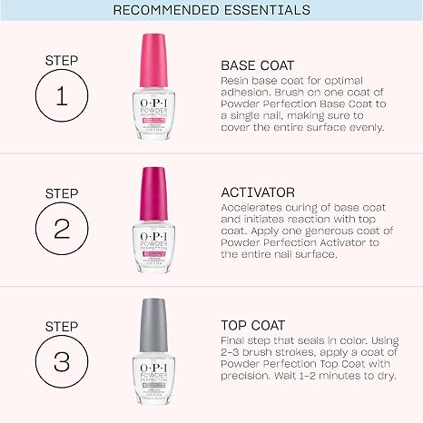 OPI Powder Perfection | Reds | Opaque, Sheer, Creme Nail Dipping Powder | Up to three Weeks of High-Shine Wear | Acrylic Alternative