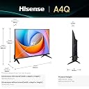 Hisense 100 cm (40 Inches) FHD Smart TV | HDR10 | 4K AI Upscaler | 20W Powerful Speakers, DTS Virtual: X | AI Sports Mode | Voice Remote | VIDAA OS | 40A4Q (Black) gallery image