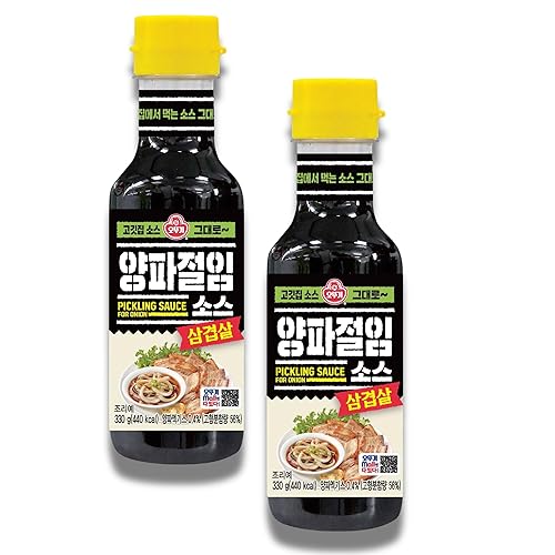 OTTOGI Salsa para picar cebolla, gran salsa de inmersión para barbacoa coreana (11.64 oz) - Paquete de 2