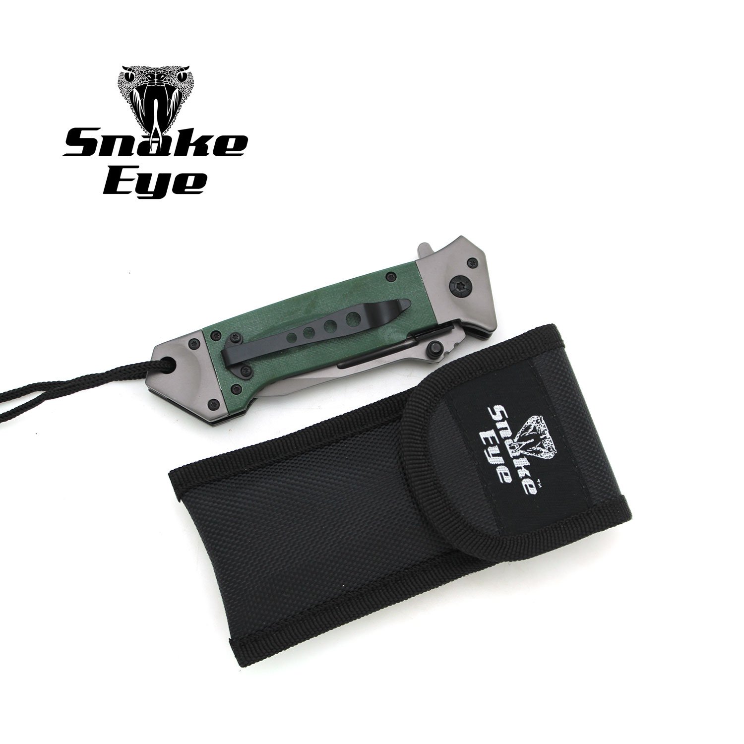 Buy Snake Eye Tactical Action Assisted Knife G10 Handle 8Cr13MoV Razor