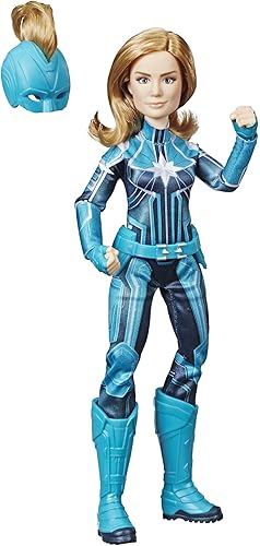 Marvel Capitán Marvel, Capitán Marvel (Starforce) Muñeca de superhéroe con accesorio para casco (edades de 6 años en adelante) disponible en Yaxa Colombia