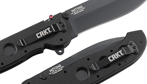 Vista 8 de CRKT Cuchillo plegable M21-04G con bloqueo de revestimiento: hoja de borde liso 1.4116, mango G10 con bloqueo de revestimiento, clip de bolsillo