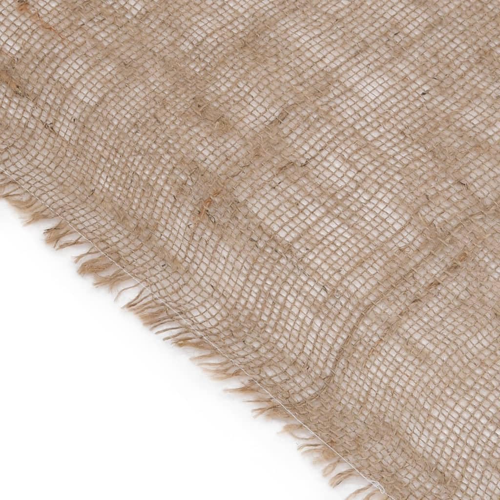 Jutegewebe 0,25 x 50 m 100 Prozent Jute 200 g m² für Deko Tischläufer Geschenkverpackung Hochzeitsfeier Party Kranz