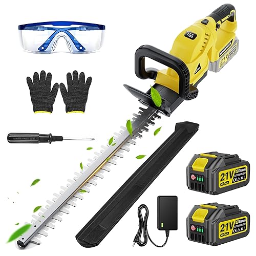 Taille-Haie Sans Fil 22 Pouces, Moteur Sans Balais 3000 W,