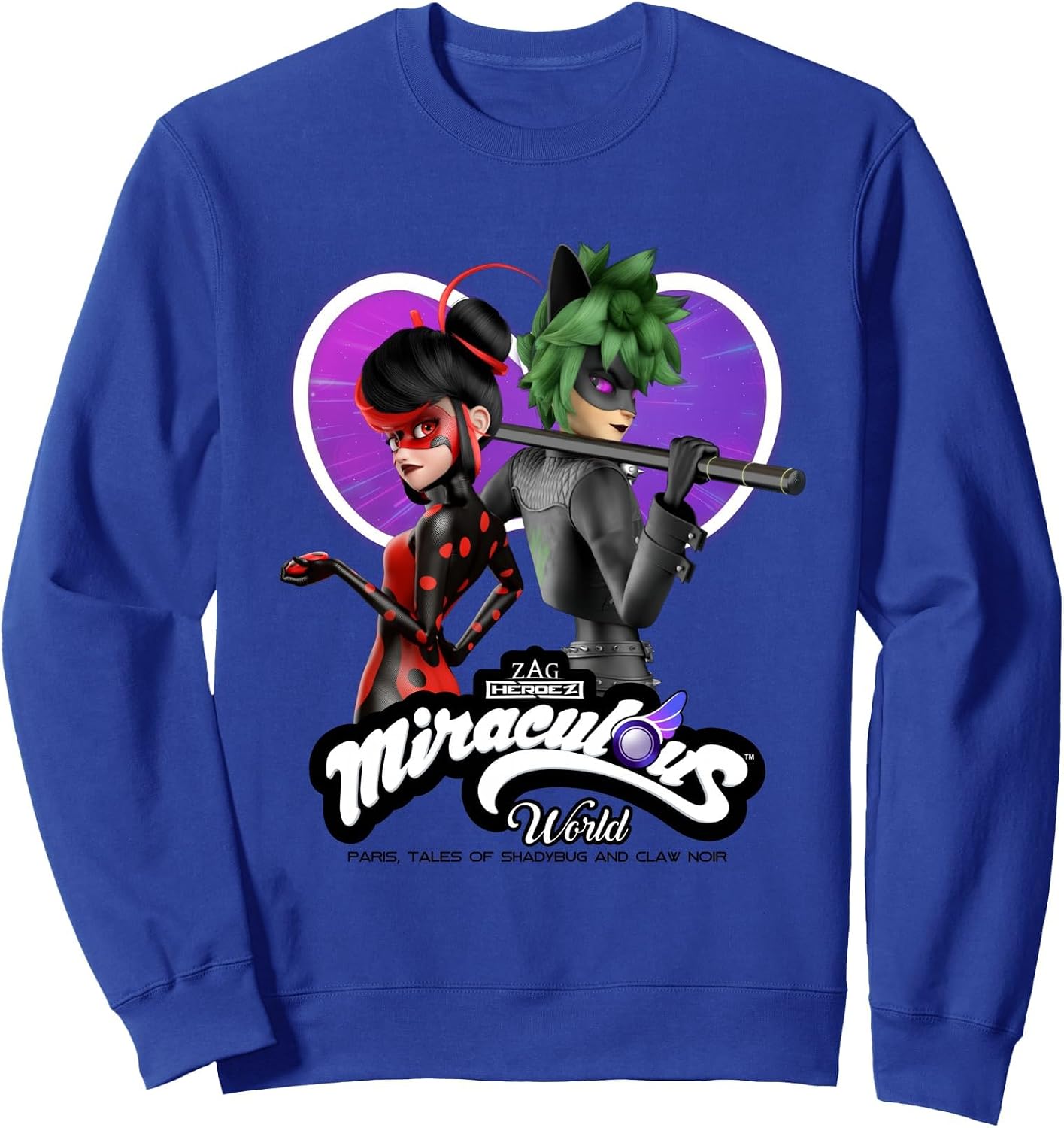 Miraculous Ladybug Cat Noir Tales of Shadybug and Claw Noir Sweatshirt