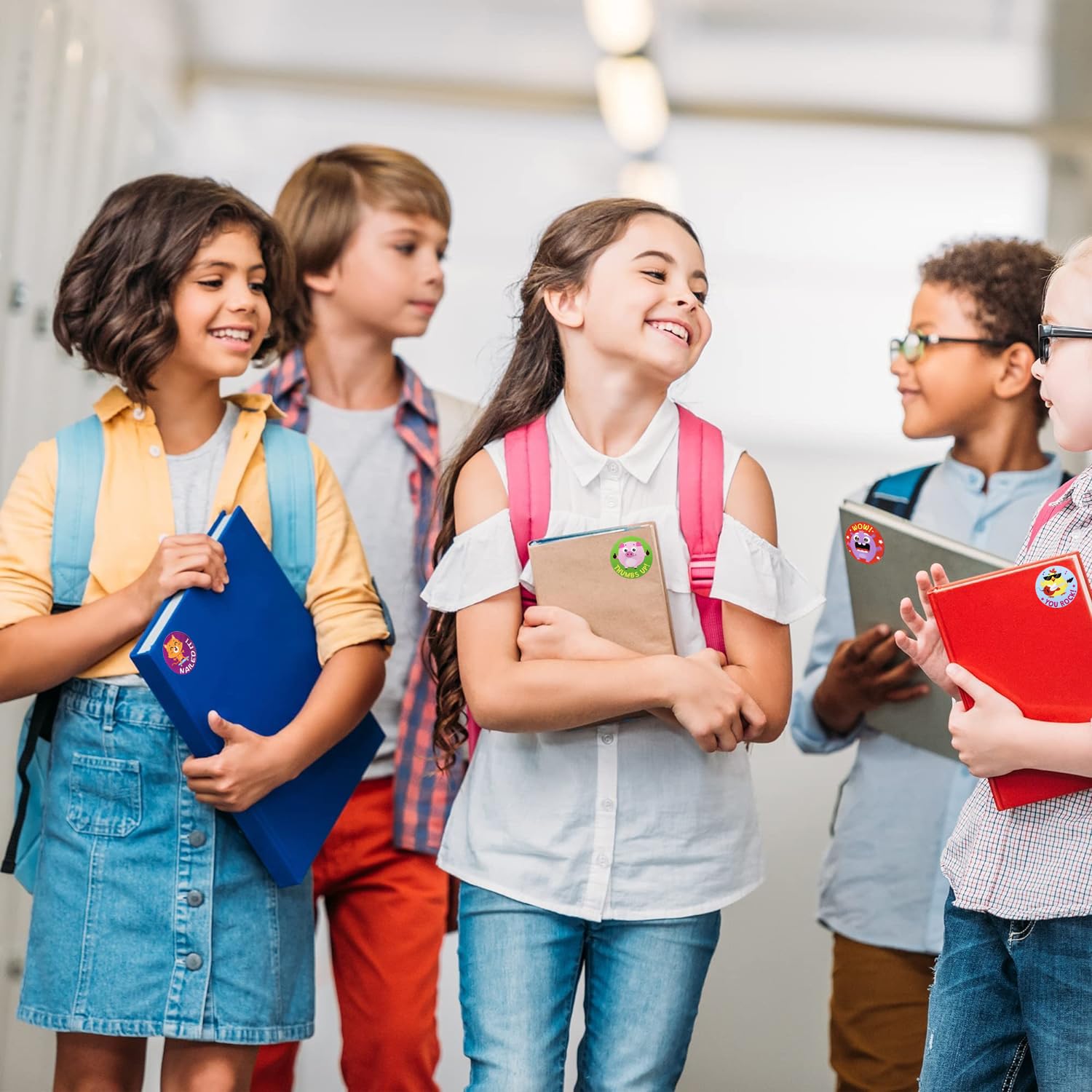 Aieino Lot De 500 Autocollants Ronds Pour Enseignants – 25 Mm