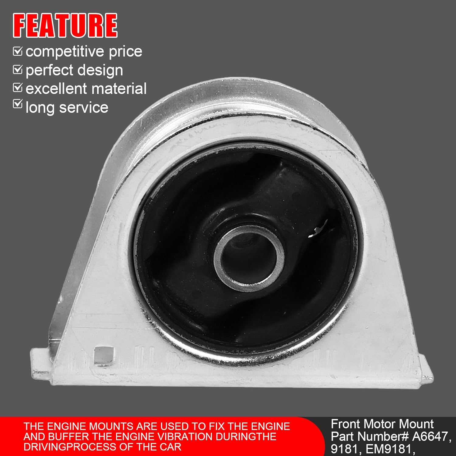 4 Pcs Engine Motor and Transmission Mounts Set Compatible with Mitsubishi Lancer 2002 2003 2004 2005 2006 2007 2.0L Automatic Transmission Replace# A6647 A4606 A4617 A6670