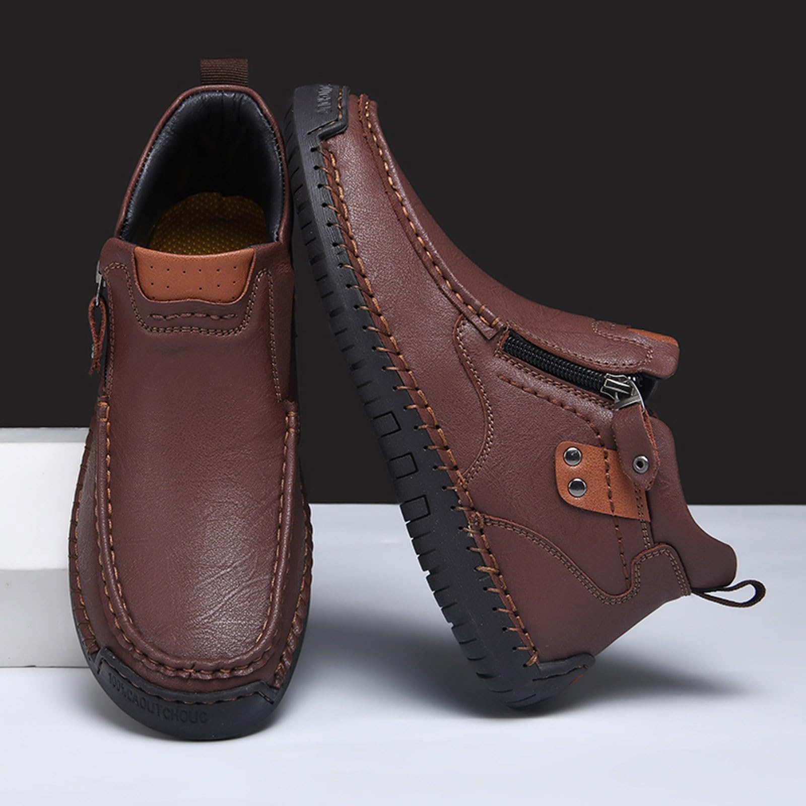 Zapatillas de Deporte Hombre Caminar Bambas Caminar Bambas Gimnasio Horma Ancha Zapatos ultracómodos Zapatillas de Moda Ligeros Transpirables Antideslizantes Zapatos Ortopédicos
