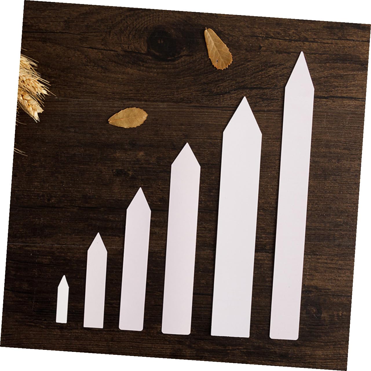SUPVOX 1000 pièces Étiquettes Plastique Jardin Imperméables Piquets Marqueurs Plantes pour Poterie et Pépinière Résistantes pour Tuteurs et Bordures de Jardin