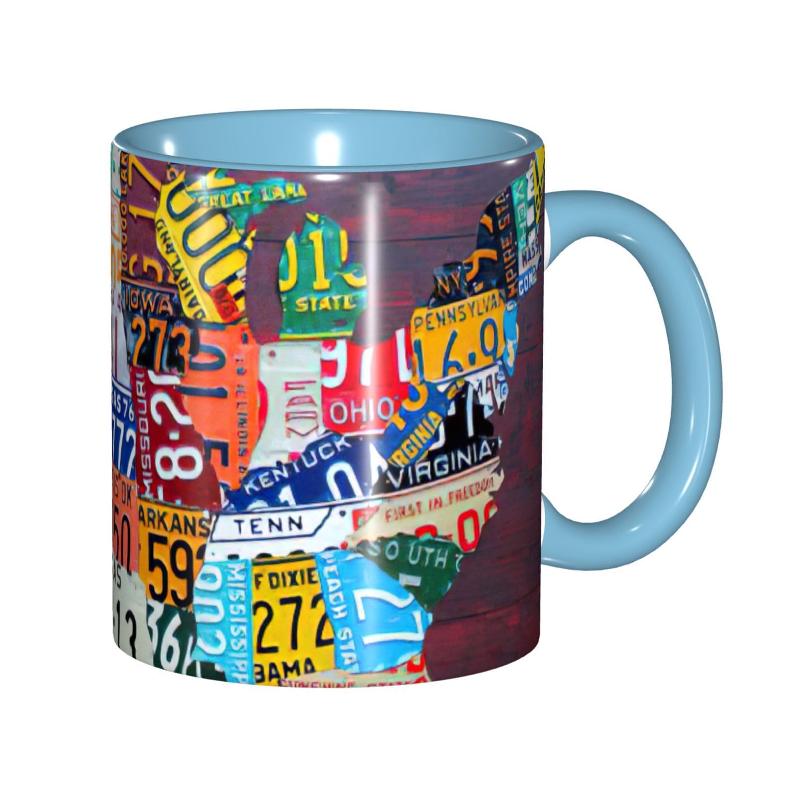 Tasse en céramique imprimé immatriculation 325 ml : l'idée cadeau homme originale