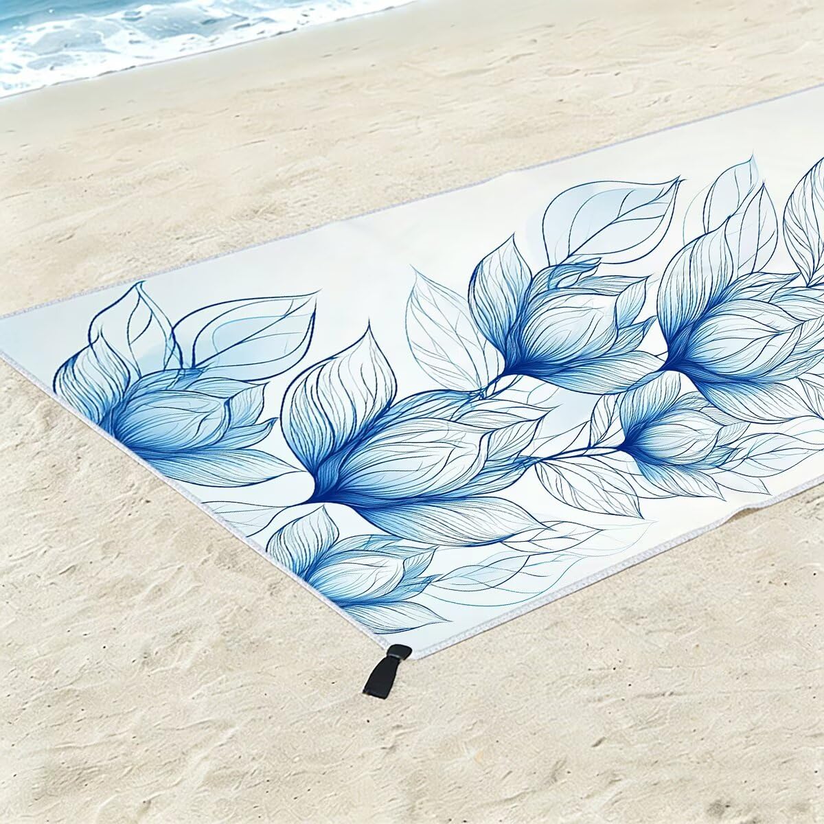 Strandtuch Mikrofaser Handtücher Groß 90x200cm 2er Set, Schnelltrocknend Saunahandtuch Fitness Handtuch Einfach, Saugfähig Badetuch Sporthandtuch, Sandfrei Strandtuch XXL, Geschenke für Frauen -4450