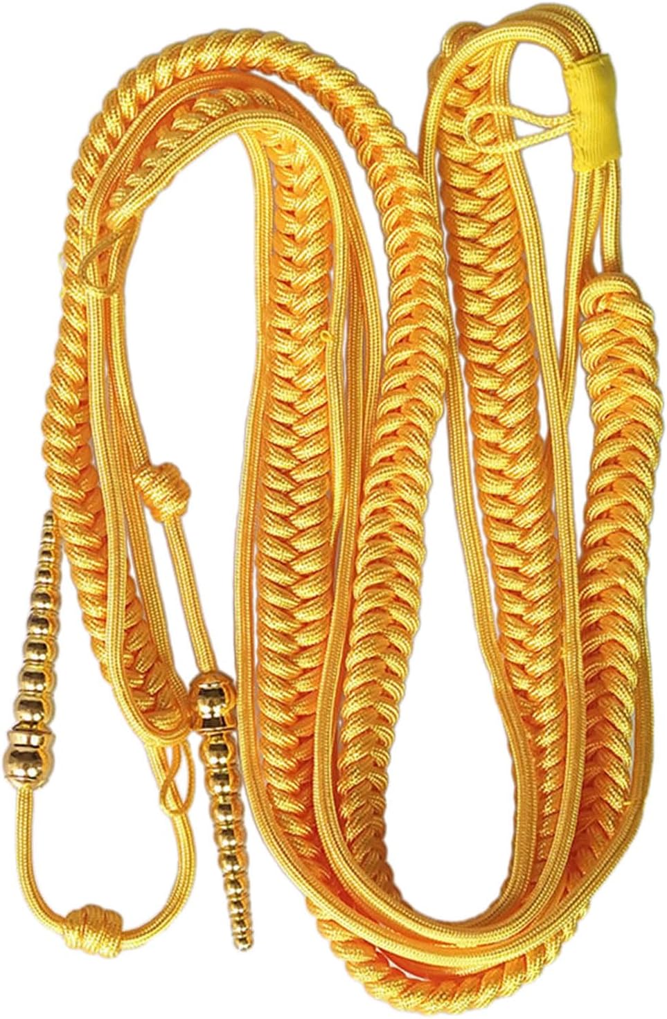 Versatile Shoulder Cord Tassels Chain, Traditional Shoulder Cord Uniform Cosplay Costume Fringe Epaulettes Clothing Accessories (Yellow)