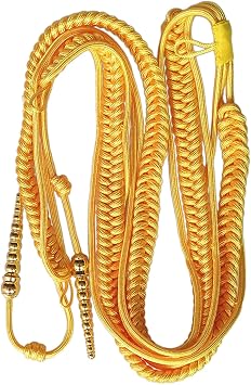 Aiguillette Shoulder CordTraditional Braided Shoulder Badge Uniform Cosplay Accessory Costume DIY Clothing Decorations, as show