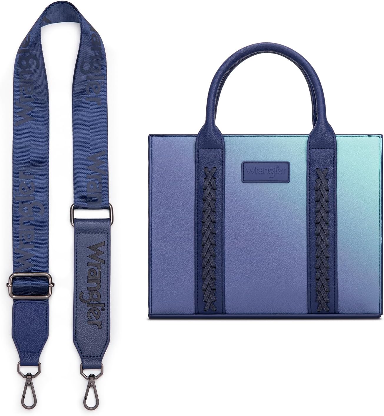 Wrangler Tote Bag for Women Designer Satchel Handbags Top-handle Purses with Strap
