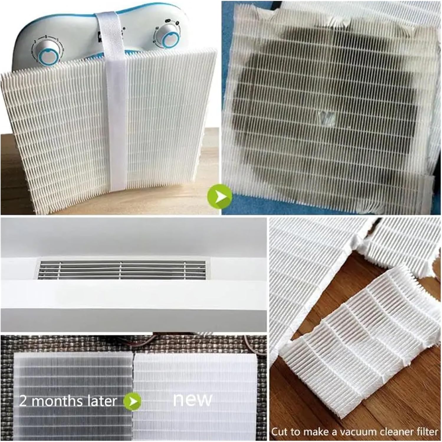 Air Conditioning Filter Element Filter Frameless Removal Cleaner Element Car Air Condition Parts