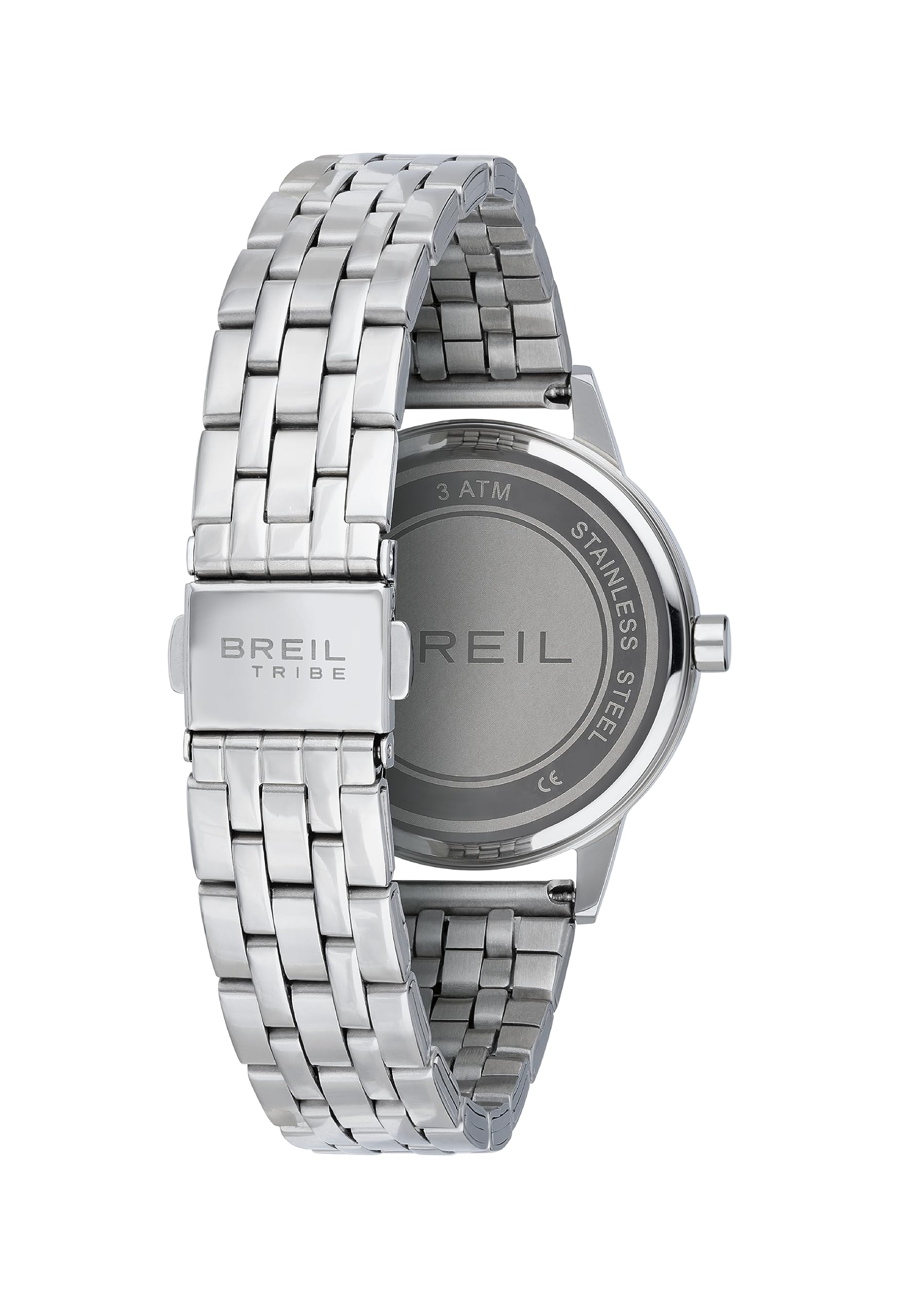 Breil, Collezione Twinkle Sky, Orologio Donna Elegante, Cronografo Donna in Acciaio, Quadrante Blu Sunray con Lucenti Cristalli, Chiusura Déployante Regolabile, Resistente all'Acqua