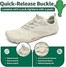Barefoot Zapatillas de Trail Hombre Mujer Transpirable Antideslizante Zapatos Minimalistas3