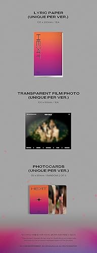 Miniatura 8 de (G) I-DLE HEAT Álbum Especial CD+Letra+Tarjeta Fotográfica+Tracking Sealed GIDLE (Digipack MINNIE Version)