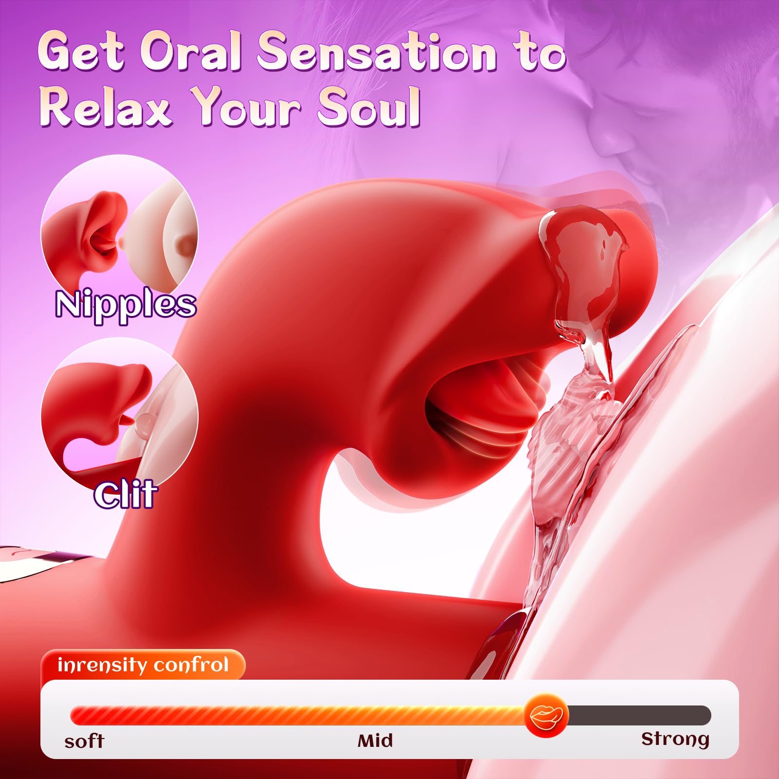 Rose Sex Toy Vibrator Adult Sex Toys Women Sucking Vibrater Adult Toys Nipple Toys G Spot Clitoral Vibrator Rose Sexual Stimulation Device Anal Dildo with 5 Sucking Modes Female Couples: Reddd Vibrator