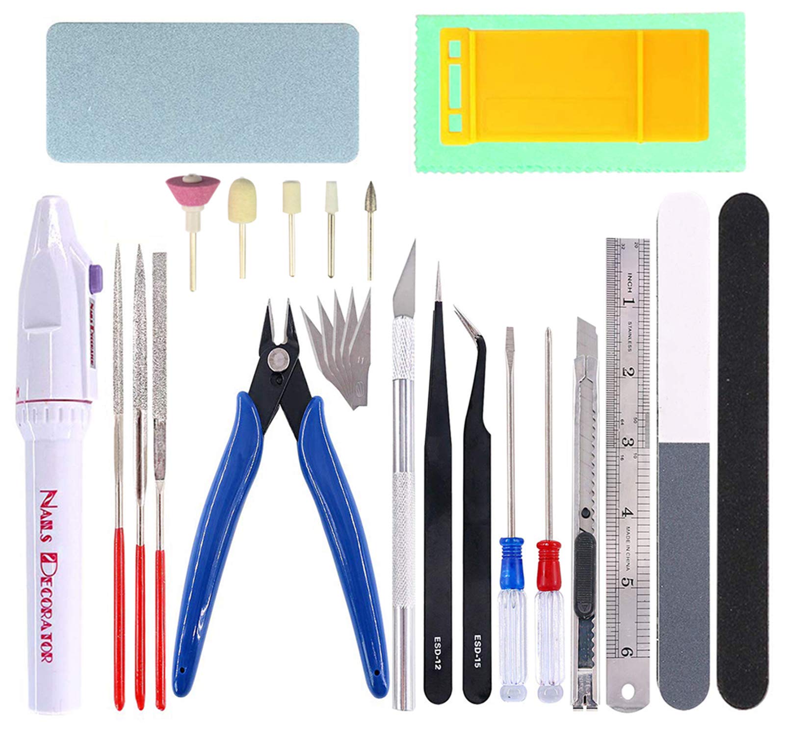 Buy 27PCS dam Tool Modeler Basic Tools Craft Set dam Model Tool Kit pla