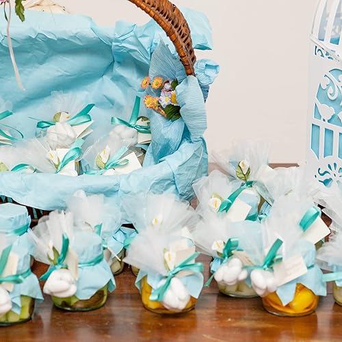 Miniatura 8 de Threadart Perno de tul suave de alta calidad, tela de 54 pulgadas por 20 yardas (60 pies), para bodas, fiestas, disfraces y decoración, maíz bebé