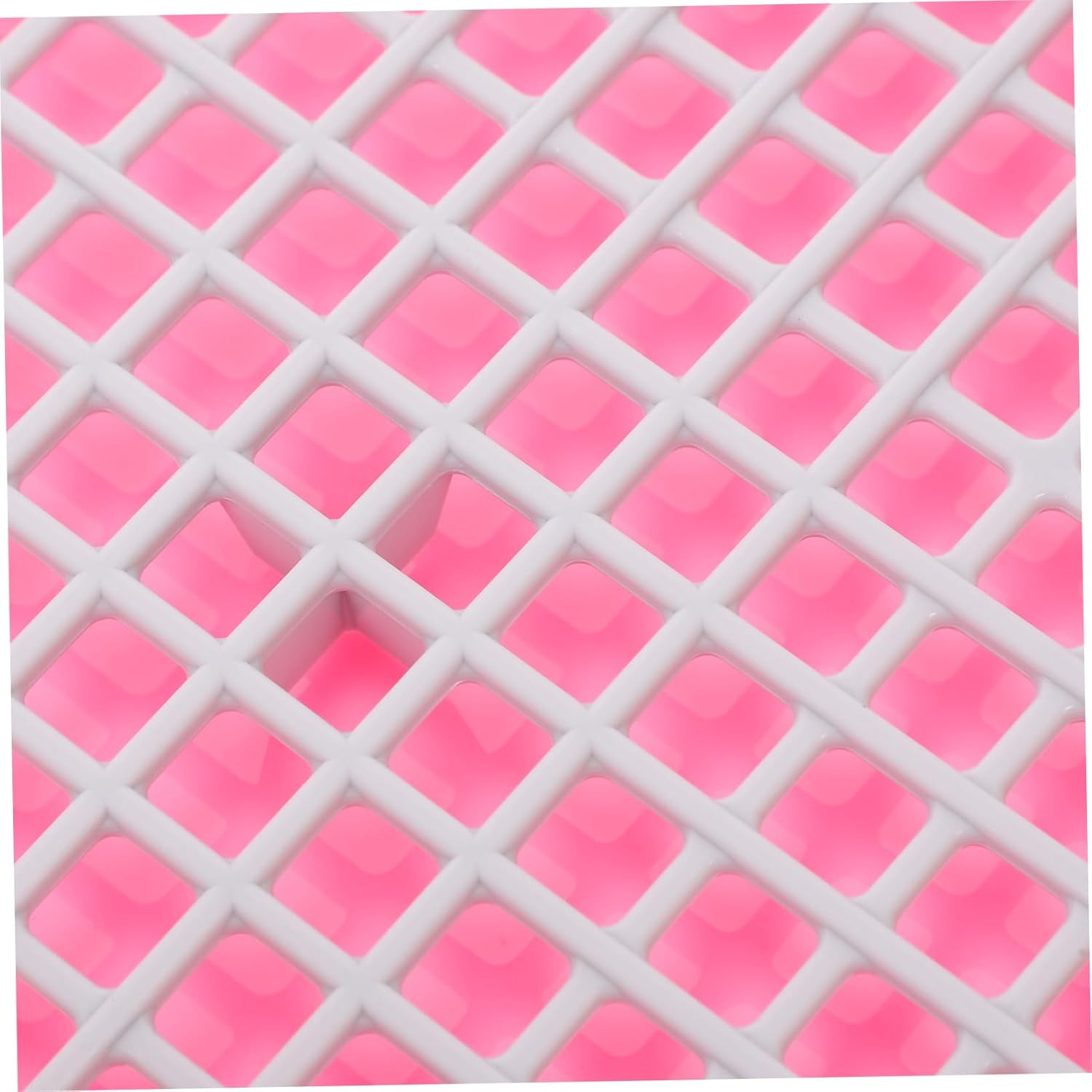 SUPVOX Indoor Dog Toilet Pet Potty Tray Anti-Slip Breathable Plastic Grid Design 18.89X14.17X1.37In for Home Use