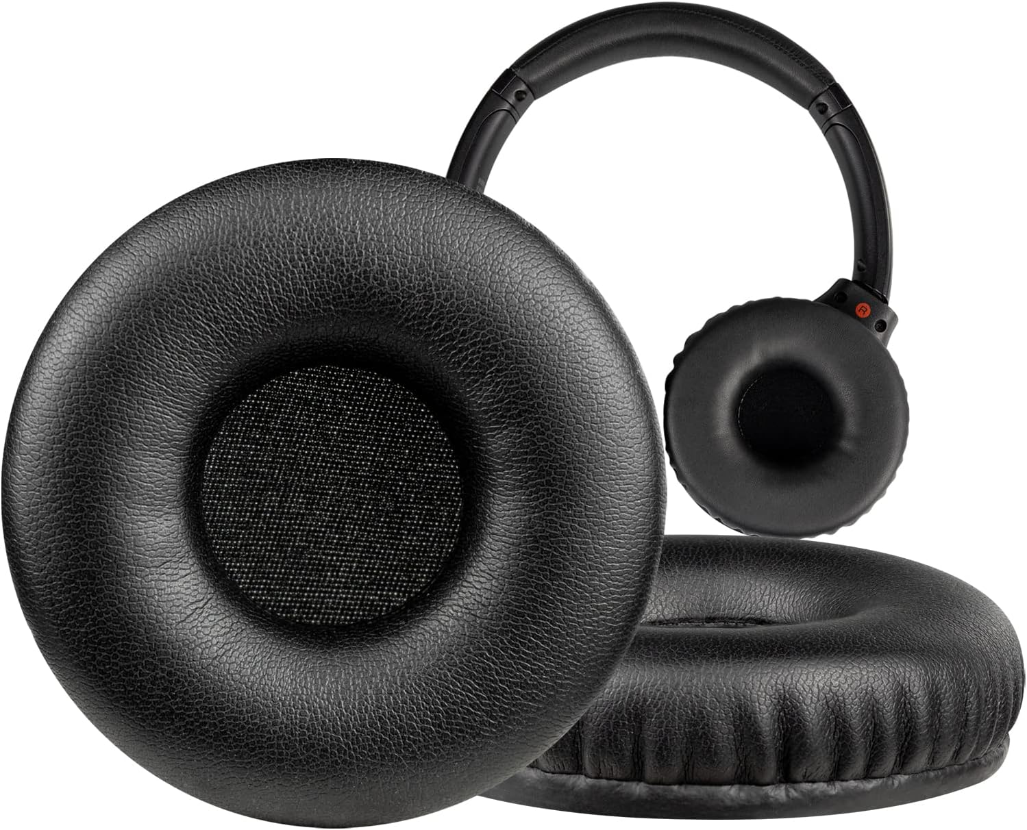 Replacement Earpads for Sony WHXB700/WH XB700 Wireless Extra Bass Bluetooth Headphones, Ear Pads Cushions with High-Density Noise Isolation Foam, Softer Protein Leather (Black)