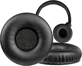 SOULWIT Replacement Earpads for Sony WHXB700/WH XB700 Wireless Extra Bass Bluetooth Headphones, Ear Pads Cushions with High-Density Noise Isolation Foam, Softer Protein Leather (Black)