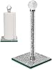 Gold Paper Towel Holder Stand Crystal Paper Towel Holder Countertop Bling Kitchen Accessories