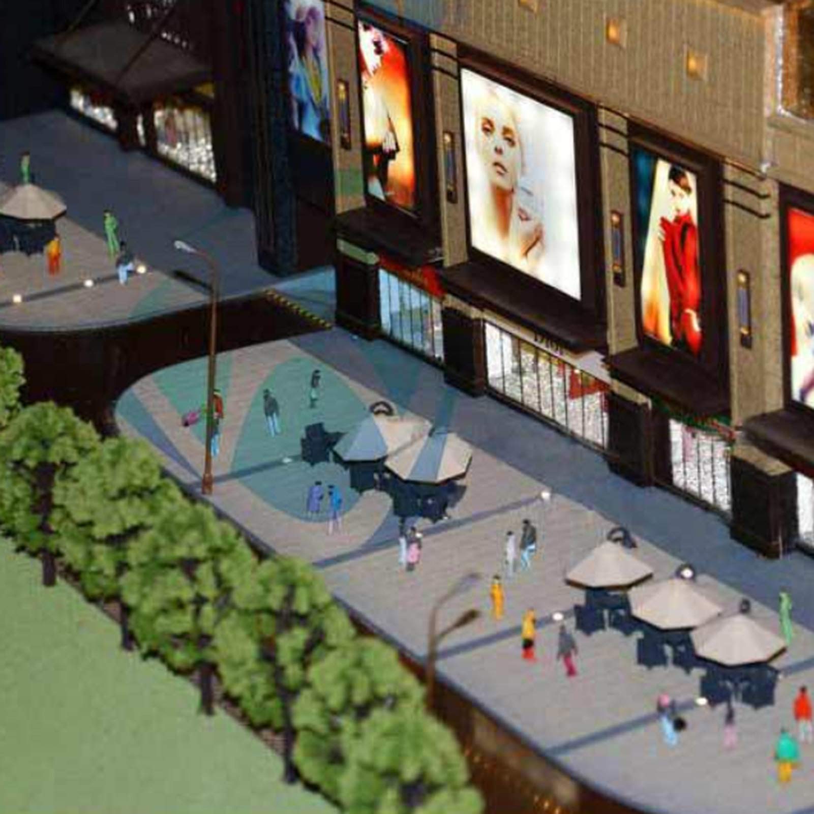 ERANCE People Figurines,20 Pcs Model Trains Architectural 1:30 Scale 2.2 Inch Painted Figures Sitting and Standing Tiny People for Miniature Scenes Railway Layout - Image 4