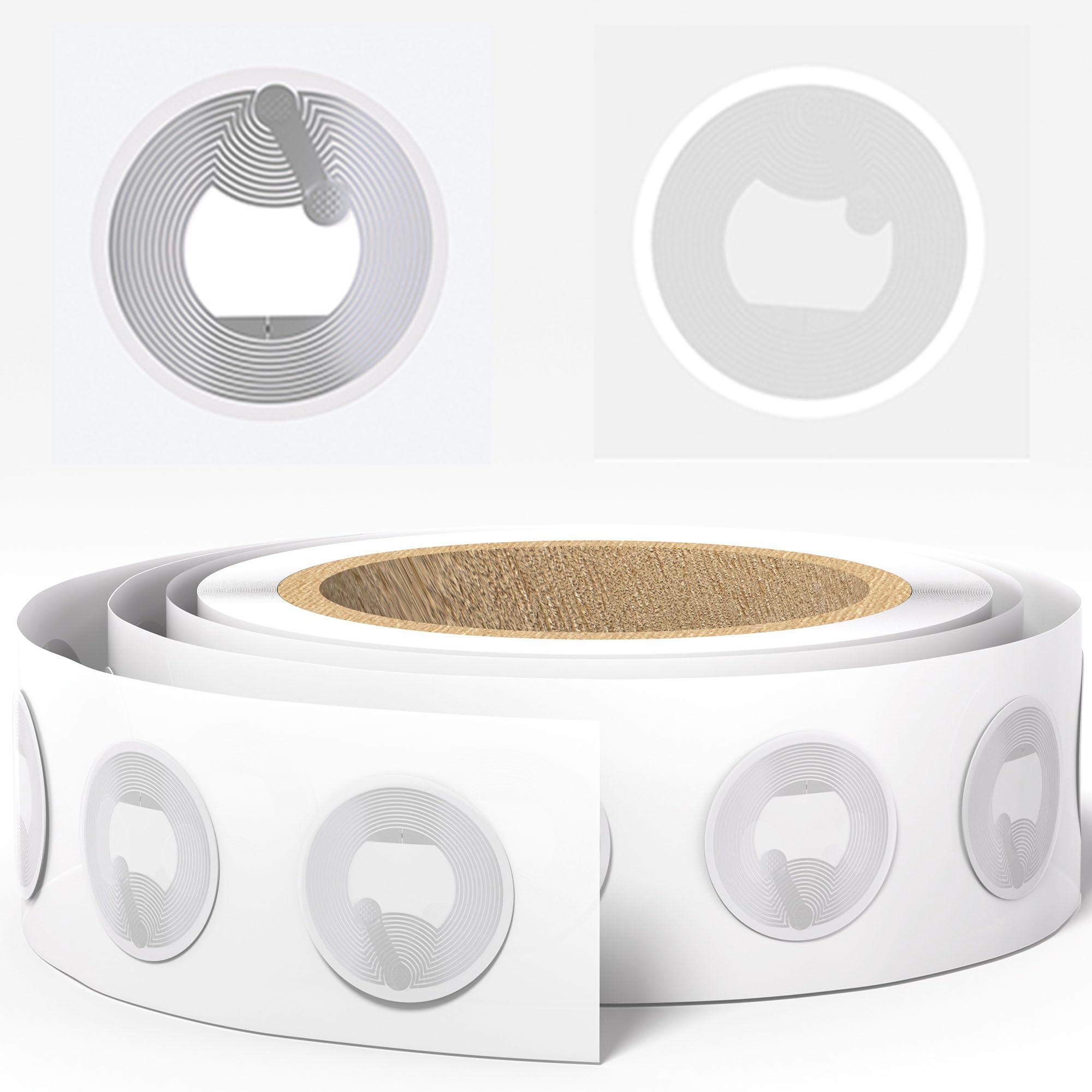 25 PCS NFC Tags Sticker with NTAG215 Blank Chips NFC Stickers Adhesive Labels NFC Tags Rewritable 504 Bytes Memory Compatible with NFC-Enabled Smartphones (NTAG215-25PCS)