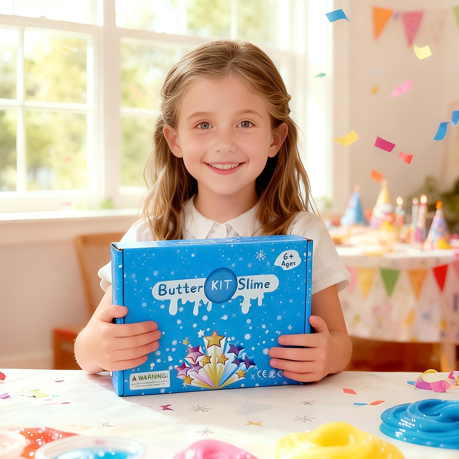 45 Pack Butter Slime Kit for Kids, Holiday Making Bulk Scented Halloween Slime Charms Party Favor, DIY Putty, Soft & Non-Sticky, Stress Relief Toy for Girls and Boys Age 4-12, Birthday Advent Calendar — Amazon image 6