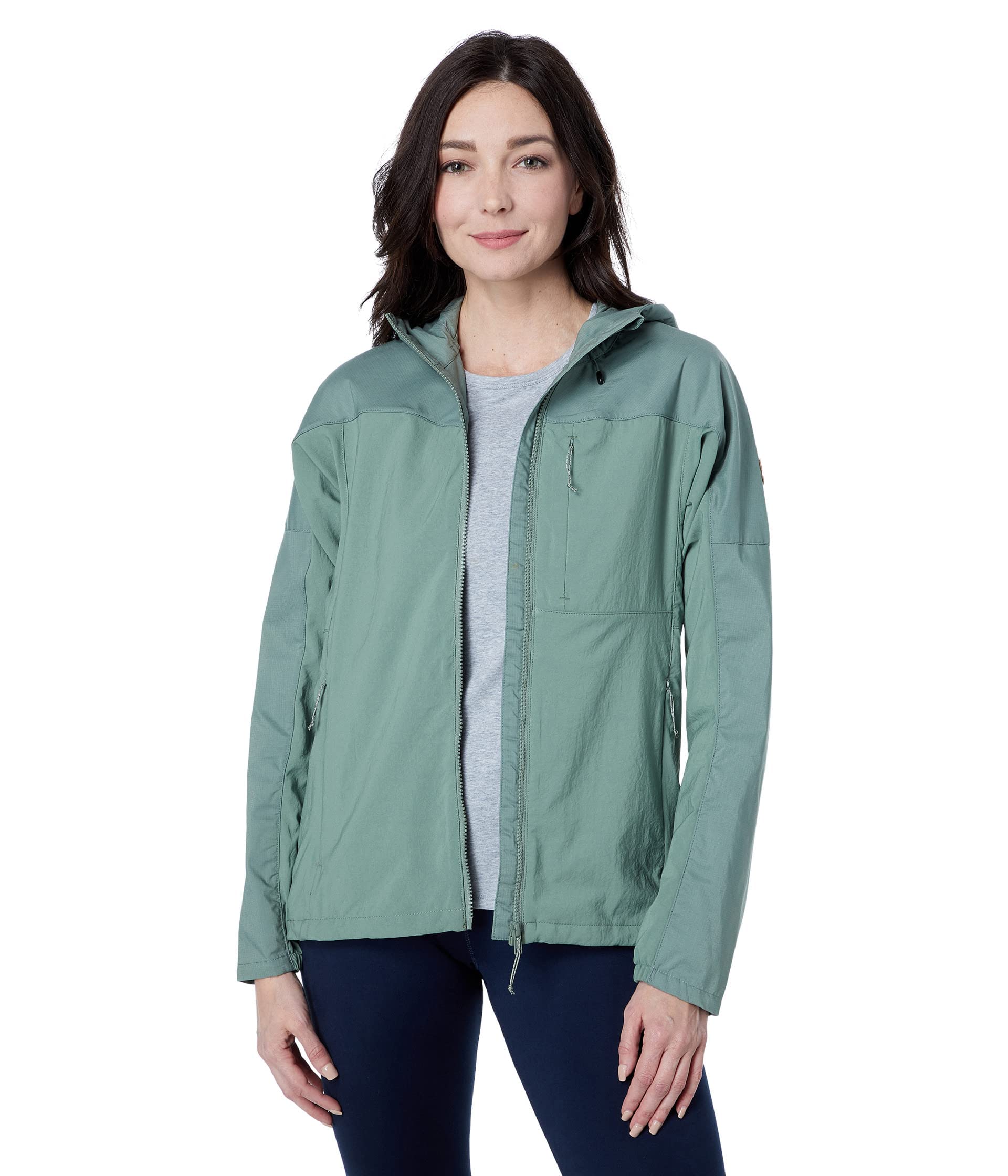 Fjallraven 89826-613-614 Abisko Midsummer Jacket W Jacket Women's Jade Green-Patina Green Size L