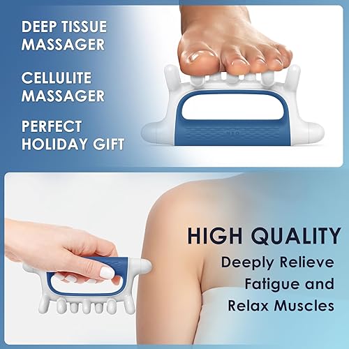Miniatura 7 de Nueva herramienta de masaje Fascia 2024, raspador muscular para anticelulitis y calmante de la piel, masajeador manual de punto de gatillo para
