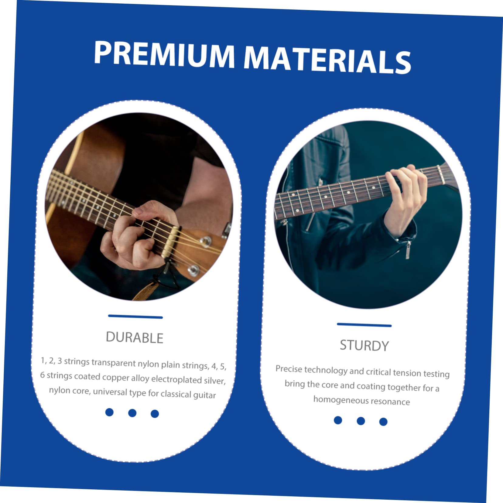 ibasenice 20packungen Pack -gitarrensaiten Universelle Nylon-saiten Mit Präziser Technik Langlebig Und Verschleißfest Für Akustische Gitarrenliebhaber Sorgen Für Harmonischen Und