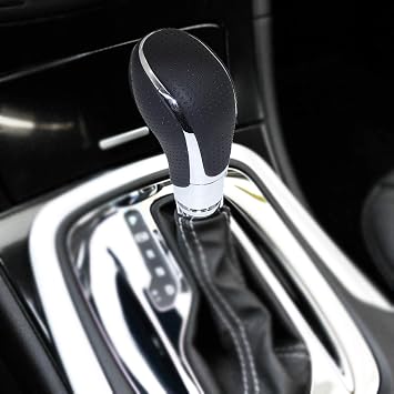 XUKEY Gear Shifter Knob for Buick Verano 2012-2017 Shift Knob Leather Car Stick Lever Handle Shifter Head Transmission Gear Shift Lever Knob