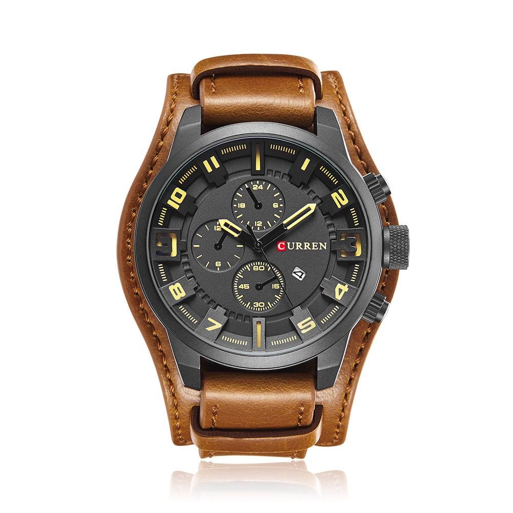 CURREN Analogue Mens Watch (Grey Dial) (B07FP9KG3R) Amazon Price History, Amazon Price Tracker