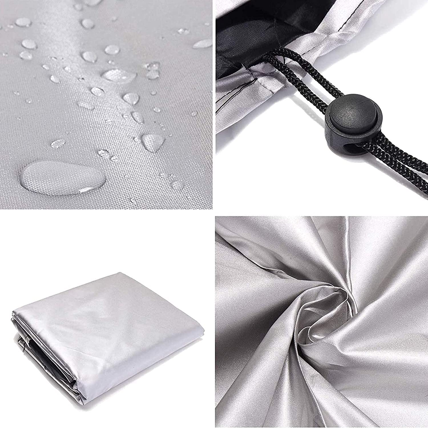 Wodoodporne pokrowce na meble tarasowe premium 210D, Oxford, odporne na promieniowanie UV, pyłoszczelne, ochrona przed śniegiem, pokrowiec na stół do kawy i jadalni, 250 x 250 x 90 cm