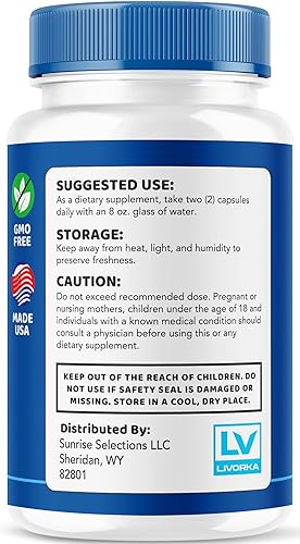 Miniatura 6 de LIVORKA Visium Pro Vision Support - Cápsulas oficiales de suplemento de salud Visium Pro, píldoras de vitaminas naturales VisiumPro para apoyo