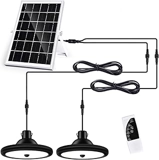 「2021最新版分離型」OYIPRO センサーライト ソーラー式 屋外 防水 センサー ガーデンライト led 高輝度 照明 4つセンサーモード センサーライト 自動点灯 ペンダントライト おしゃれ セキュリティ 長寿命 省エネ 取付簡単 (2灯)