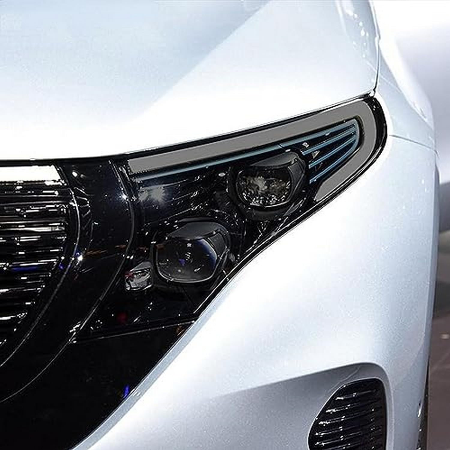 Adhesivo de TPU para faros Mercedes EQC antiarañazos y humo