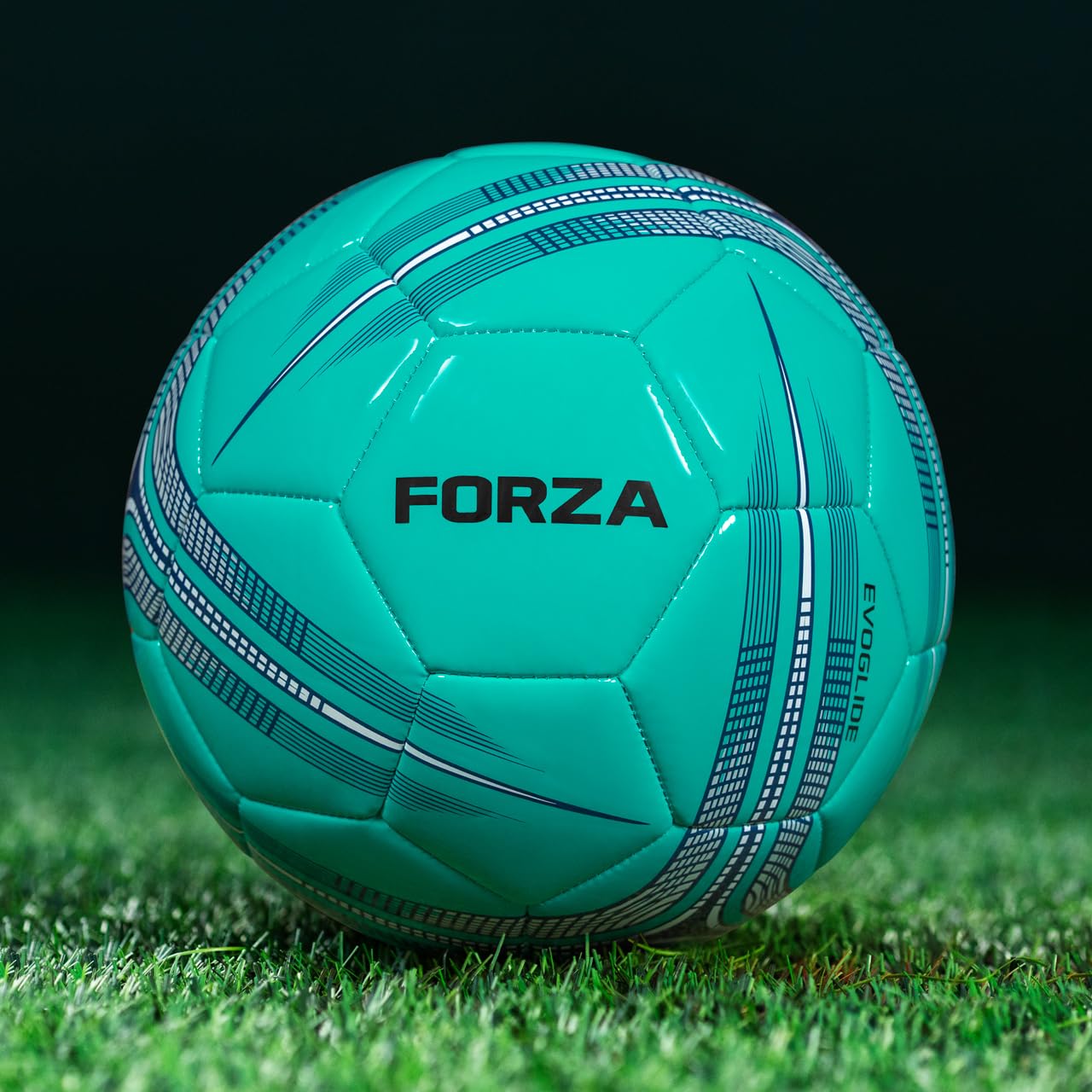 FORZA Mini Skills Football – Size 1 Training Ball for Kids & Adults – Durable PVC Mini Football for Indoor & Outdoor Use (Pack of 30, Turquoise)