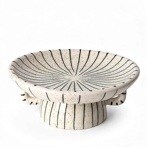 DOWAN 10.5'' Large Decorative Bowls, Handcrafted Ceramic Bowls for Home
