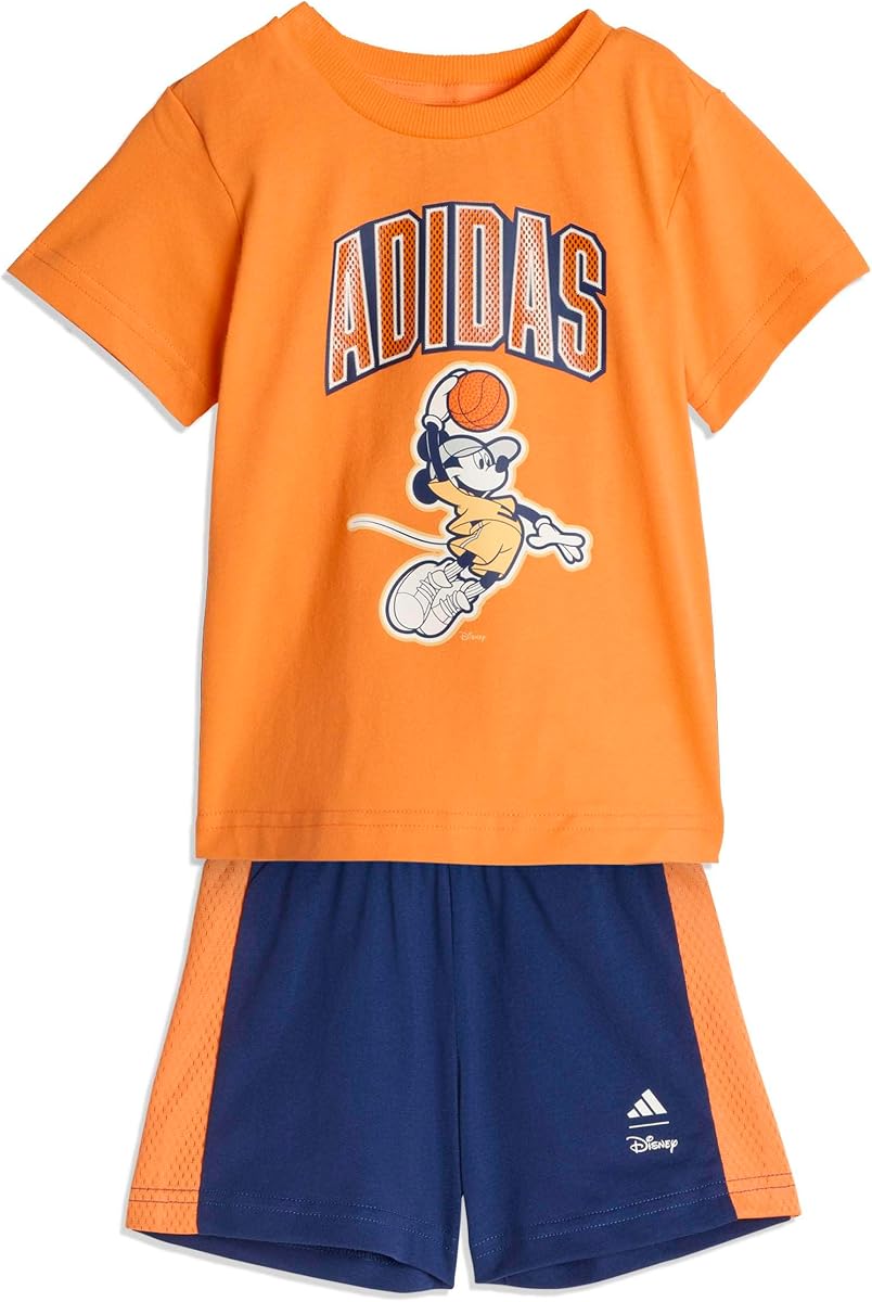 adidas Conjunto de camiseta de Mickey Mouse de Disney para niñas