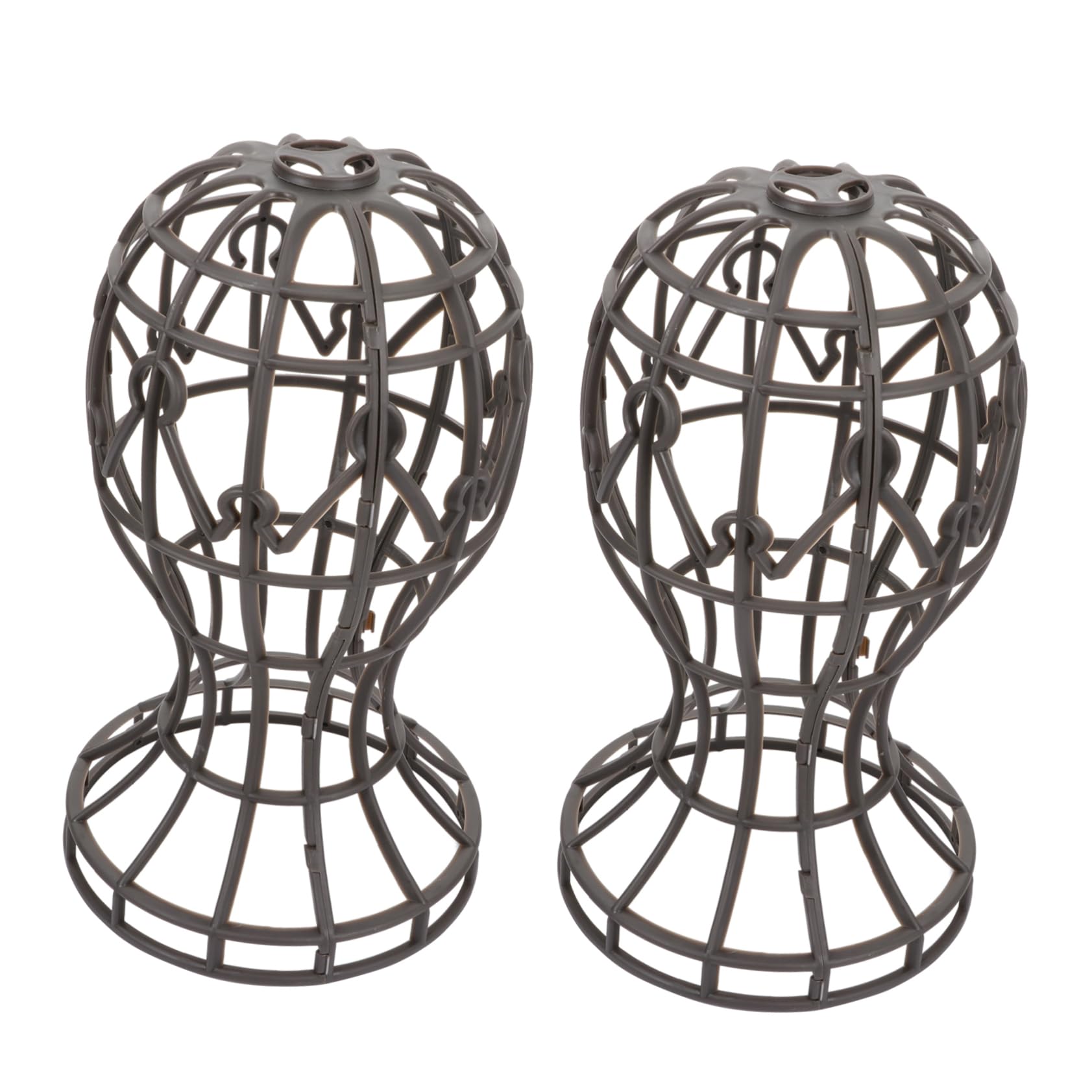 VICASKY Practice Mannequin Head Wig Stand 2pcs Wig Holder Stand for Styling and Display