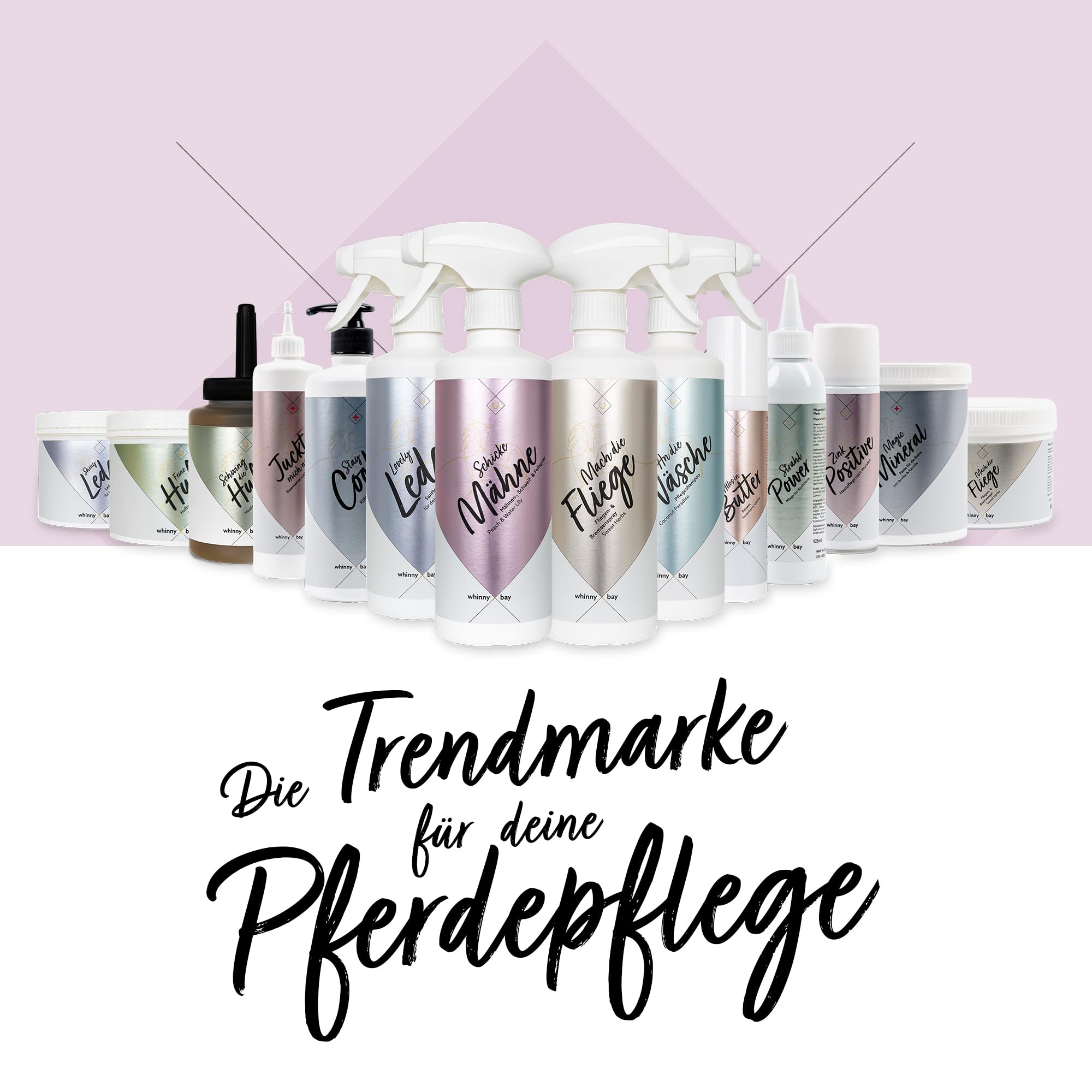 Mähnenspray Schweifspray Schicke Mähne - nachhaltiger Pflegeeffekt, seidiger Glanz & bessere Kämmbarkeit - exotischer Duft Pfirsich & Wasserlilie 2500 ml