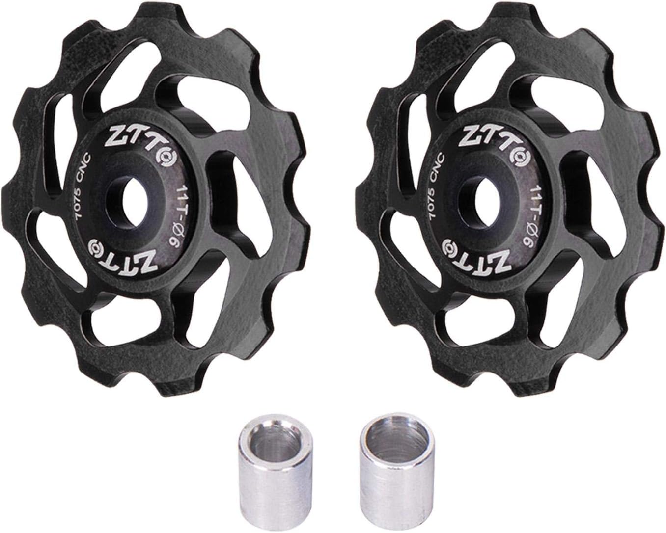 2pcs Rear Derailleur Pulley, Bike Jockeys Wheel Pulley,Ceramic