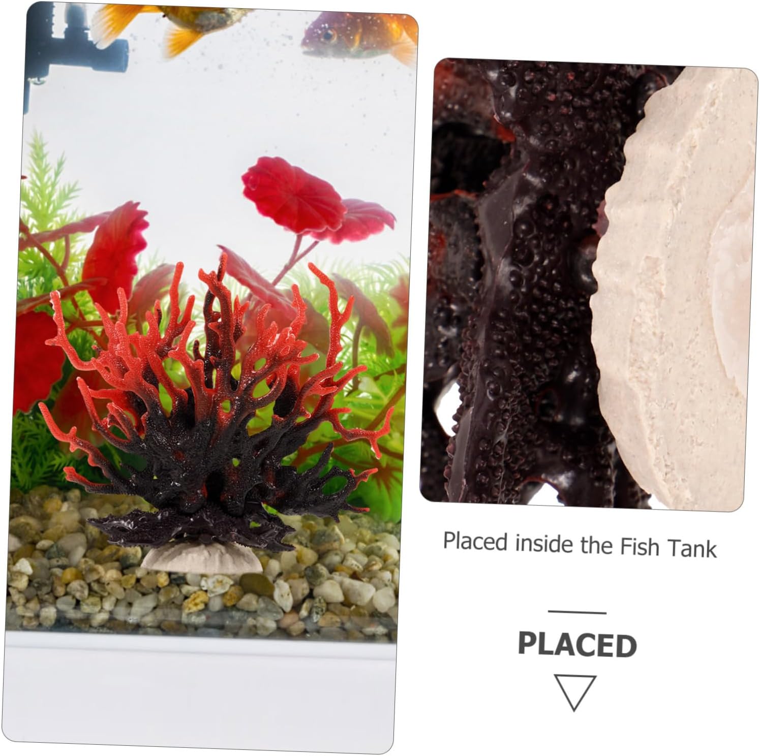 5pcs Coral Decoration Sea Turtle Sculpture Seashell Aquarium Landscape Decor Plugs for Coral Fake Fish Tank Fish Tank Accessories Fish Decorations Small Fake P